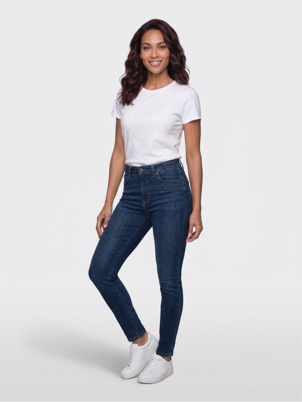 Lee Women's Dark Indigo Skinny Jeans